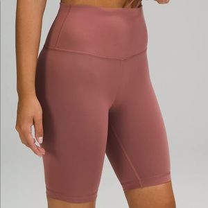 Lululemon Wunder Train High Rise Short 8" chai